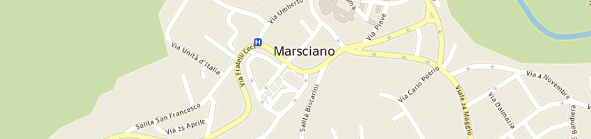 Mappa della impresa blp progsttecnassto di binarelli liberti e picchiacci a MARSCIANO