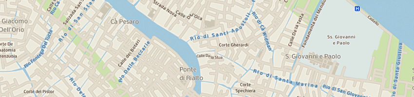 Mappa della impresa i ragazzi della panchina a VENEZIA