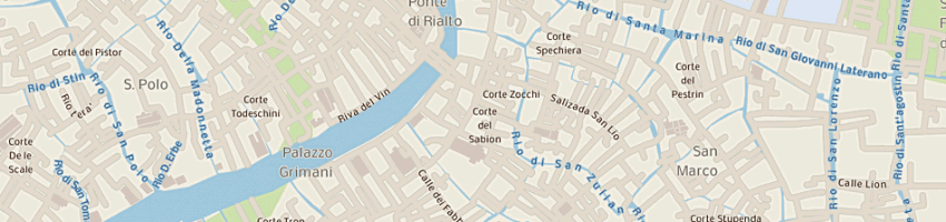 Mappa della impresa studio longhin srl a VENEZIA