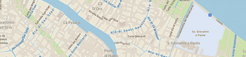 Mappa della impresa calzavara ottavio a VENEZIA