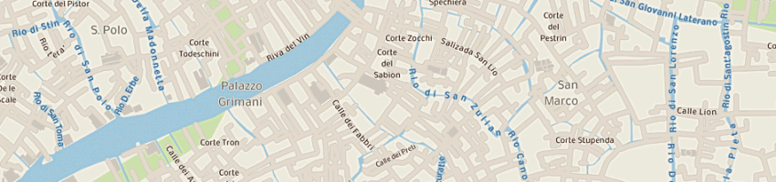Mappa della impresa le nuvole sas di salvagno patrizia e c a VENEZIA