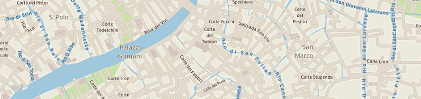 Mappa della impresa gioielleria frollo di luciano frollo e c snc a VENEZIA