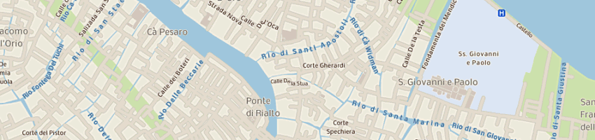 Mappa della impresa sartori mario a VENEZIA