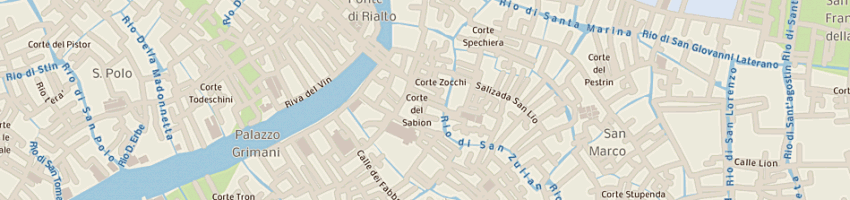 Mappa della impresa snack bar ai stagneri a VENEZIA