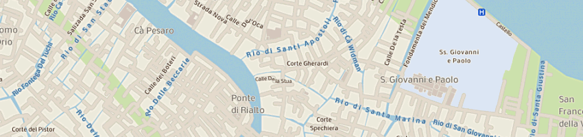 Mappa della impresa papermoon a VENEZIA