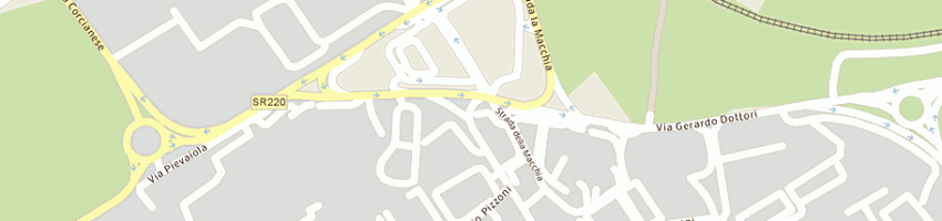 Mappa della impresa monni e betti srl a PERUGIA