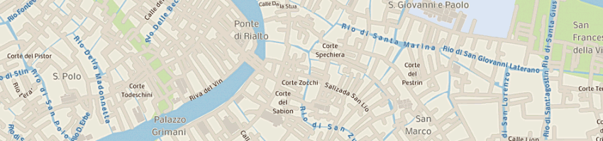 Mappa della impresa carteria tassotti s r l a VENEZIA