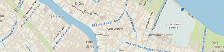 Mappa della impresa ugl credito a VENEZIA