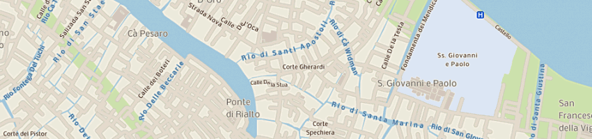 Mappa della impresa acconciatore maschile giordano a VENEZIA