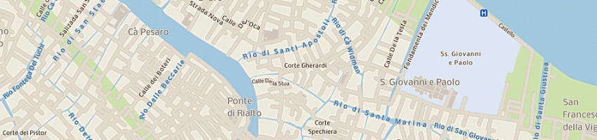 Mappa della impresa ''il bazar sas di caterina della spina e c'' a VENEZIA