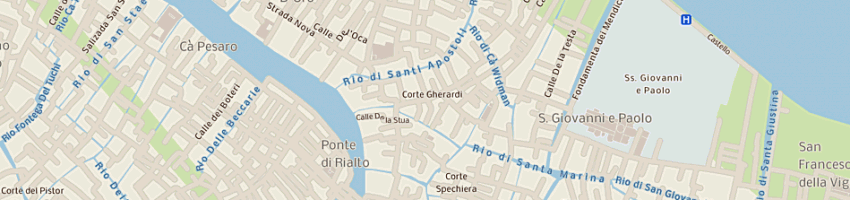 Mappa della impresa barisoni franco a VENEZIA