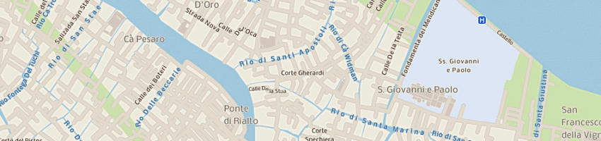 Mappa della impresa caprioglio dott giancarlo studio oculistico a VENEZIA