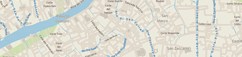 Mappa della impresa le magie del vetro a VENEZIA