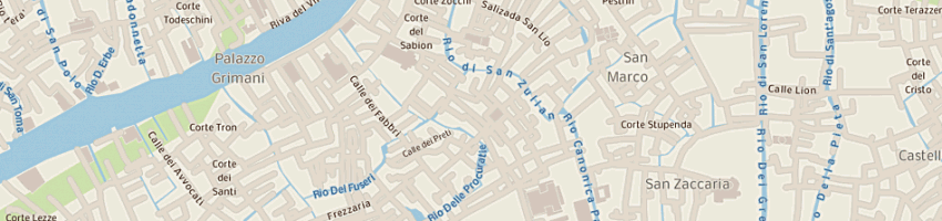 Mappa della impresa zinato maria luisa a VENEZIA