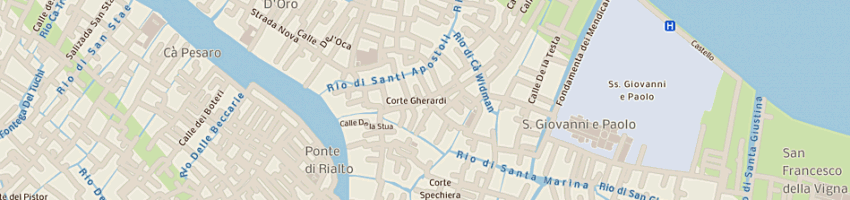 Mappa della impresa eredi baretton feruccio di baretton riccardo e c snc a VENEZIA