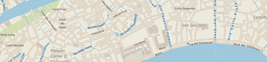 Mappa della impresa roberta di camerino a VENEZIA