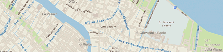 Mappa della impresa boscaro maria luisa a VENEZIA