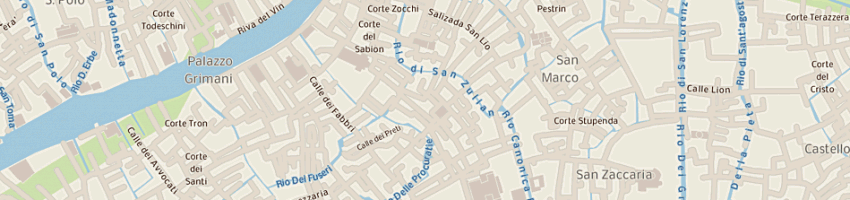 Mappa della impresa albergo citta' di milano a VENEZIA