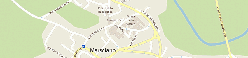 Mappa della impresa biscarini riccardo a MARSCIANO