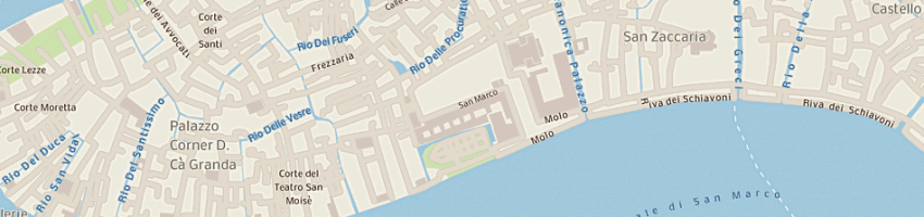 Mappa della impresa bar caffe' florian - sacra srl a VENEZIA