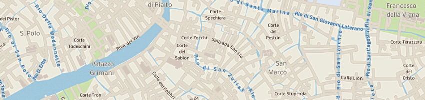 Mappa della impresa bucella a VENEZIA
