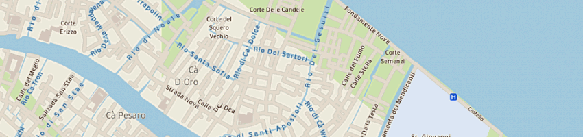 Mappa della impresa scuole pubbliche scuola media a VENEZIA
