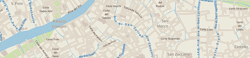 Mappa della impresa cagnato alberto a VENEZIA