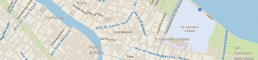 Mappa della impresa veneziano pellicceria a VENEZIA