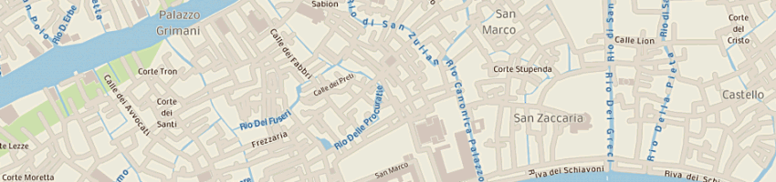 Mappa della impresa vi vi ci a VENEZIA