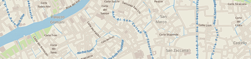 Mappa della impresa istituto diocesano per il sostentamento del clero a VENEZIA