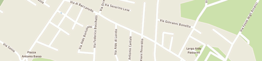 Mappa della impresa autofficina cavallino rosso srl a ROMA