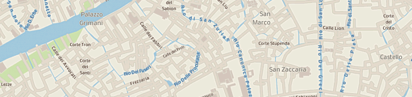 Mappa della impresa domino merletti a VENEZIA