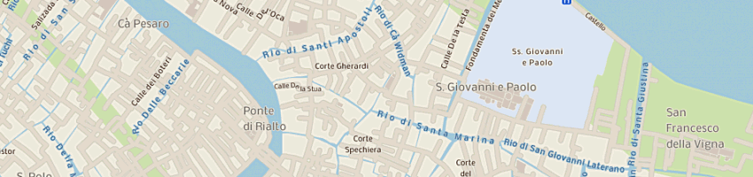 Mappa della impresa giovanni bollettini restauri e costruzioni a VENEZIA
