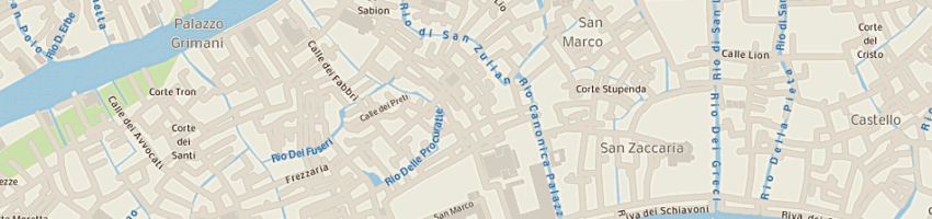 Mappa della impresa bottega d'arte a VENEZIA