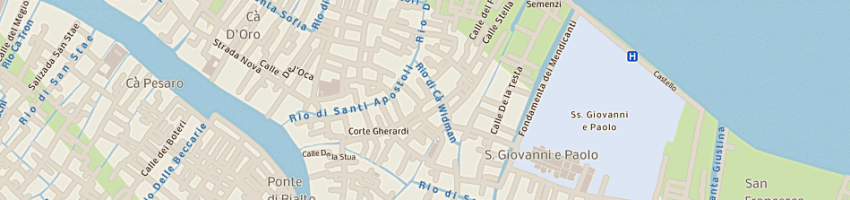Mappa della impresa goppion caffe' (spa) a VENEZIA