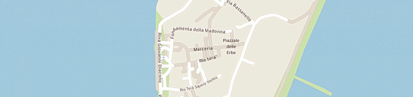 Mappa della impresa ponte di borgo sas di sambo arianna e c a VENEZIA