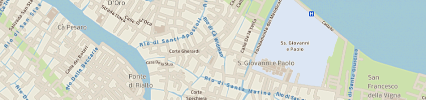 Mappa della impresa antichita' san basso sas a VENEZIA