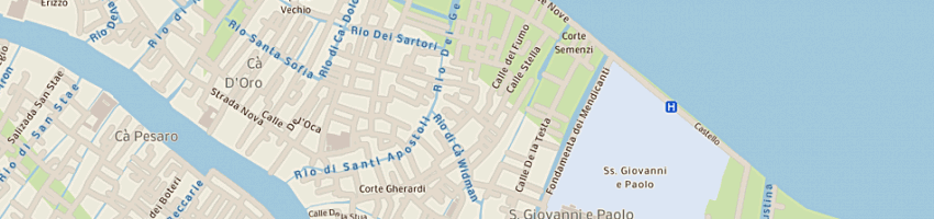 Mappa della impresa ciem (snc) a VENEZIA