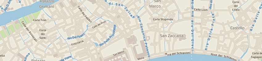 Mappa della impresa piramide dei flli egiziani di s wahba guirgus e c sas a VENEZIA
