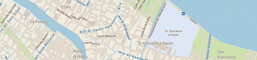 Mappa della impresa azimut (srl) a VENEZIA