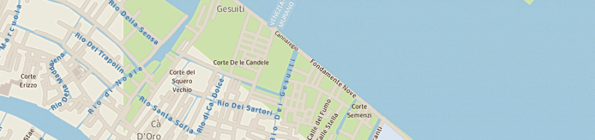 Mappa della impresa centro studi veneziani a VENEZIA