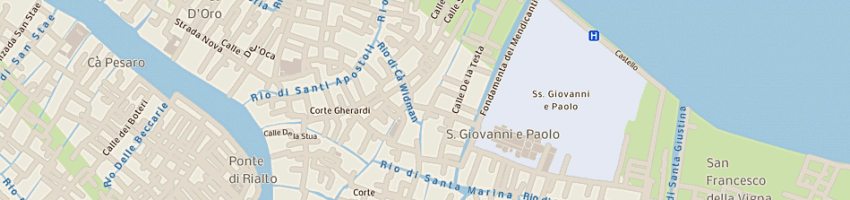 Mappa della impresa hotelservices srl a VENEZIA