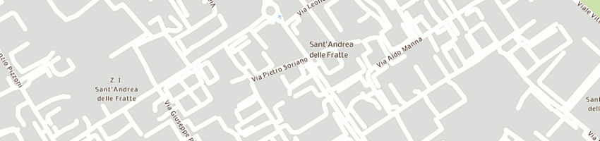 Mappa della impresa panetteria pasticceria le bonta'snc a PERUGIA