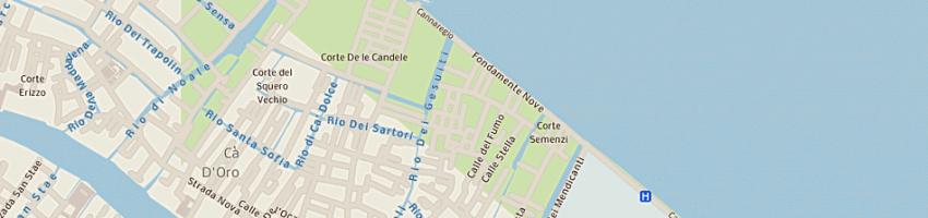 Mappa della impresa mario berta battiloro di sabrina berta e c snc a VENEZIA