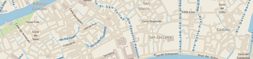 Mappa della impresa la corniola di marzi gino e c sas a VENEZIA