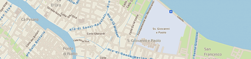 Mappa della impresa tagliapietra aronne (snc) a VENEZIA