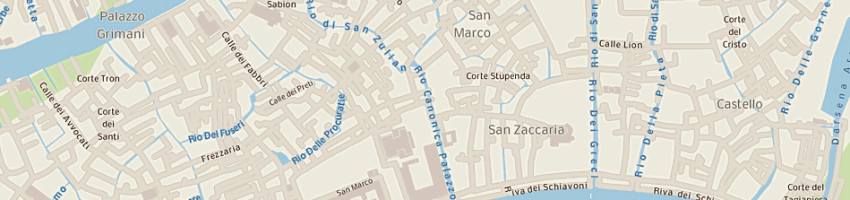 Mappa della impresa sanzogno gallery (srl) a VENEZIA