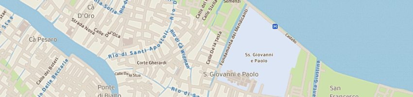 Mappa della impresa antichita' lachin snc di germano e marco a VENEZIA