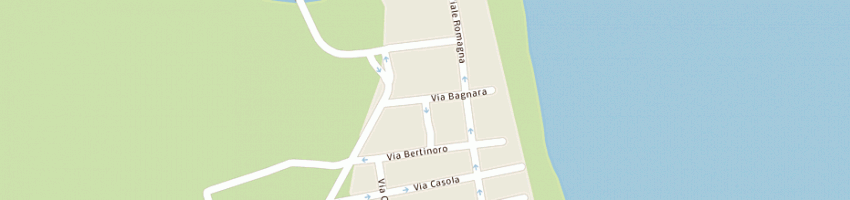 Mappa della impresa alberghi hotel marco a RAVENNA