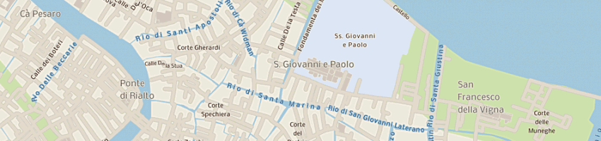 Mappa della impresa punto video sas di fabris pietro e c a VENEZIA